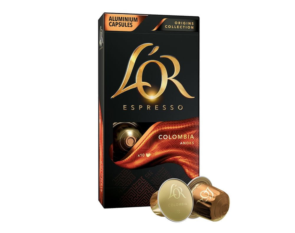 L\'Or Espresso Colombia 10 hliníkových kapsulí kompatibilných s kávovary Nespresso®*